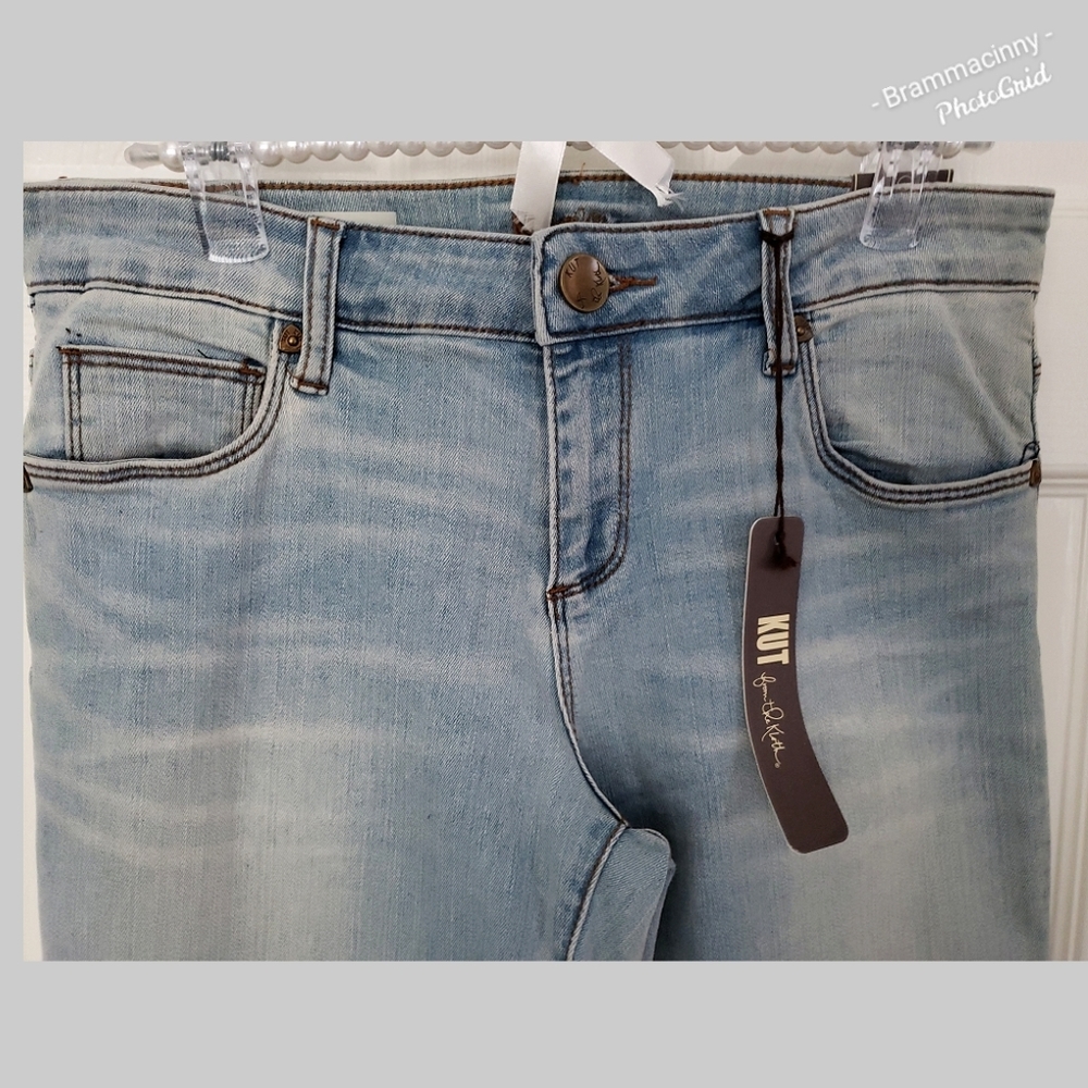 Kut From The Kloth CHRISSY FLARE Distressed Jeans - Picture 2 of 8